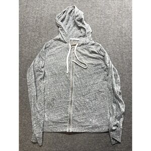 American Eagle outfitters women's full zip hooded favorite‎ tea size large gray